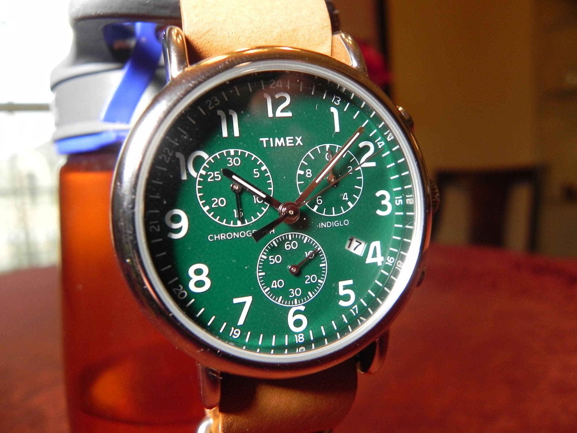 Timex weekender chronograph 2025 green